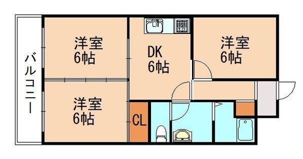 浦田駅 徒歩53分 2階の物件間取画像